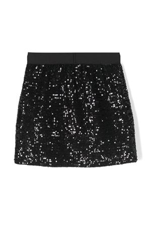 black viscose skirt BALMAIN PARIS KIDS | BU7A21U0124930